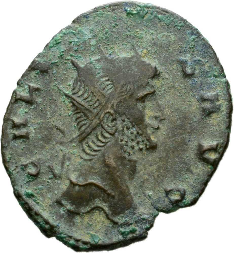 RIC V Gallienus 297k: Subtype 1 Gallienus obverse, Head of Gallienus, radiate, right