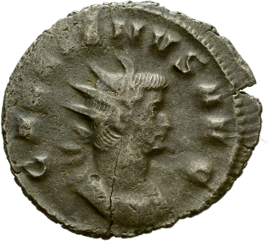RIC V Gallienus 317f: Subtype 2 Gallienus obverse, Bust of Gallienus, radiate, cuirassed, right