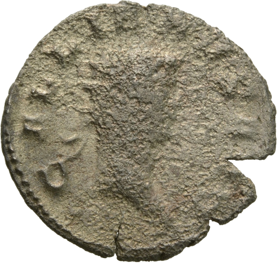 RIC V Gallienus 325k Gallienus obverse, Head of Gallienus, radiate, right