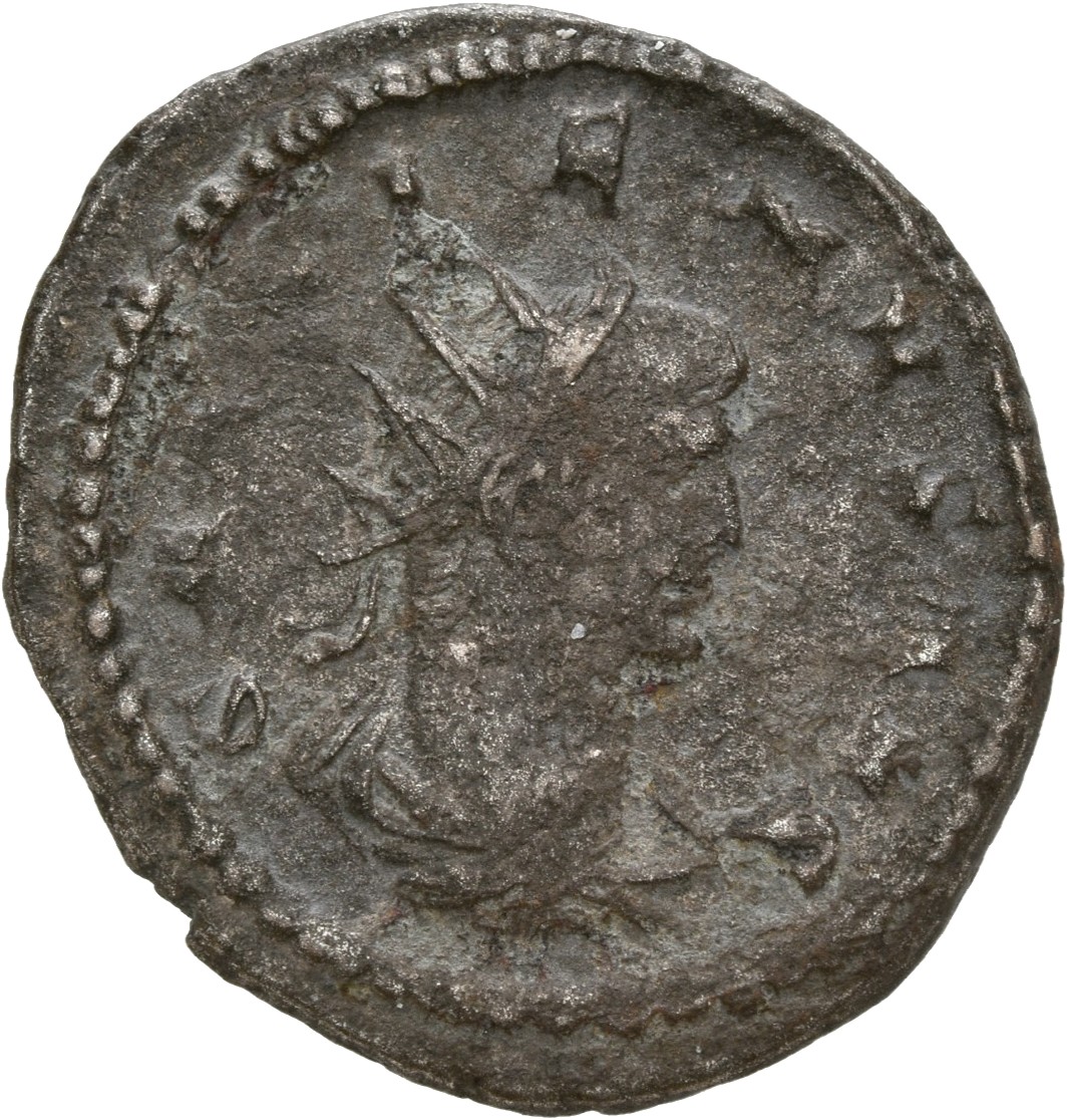 RIC V Gallienus 470 Gallienus obverse, Büste mit Strahlenkrone n. r.