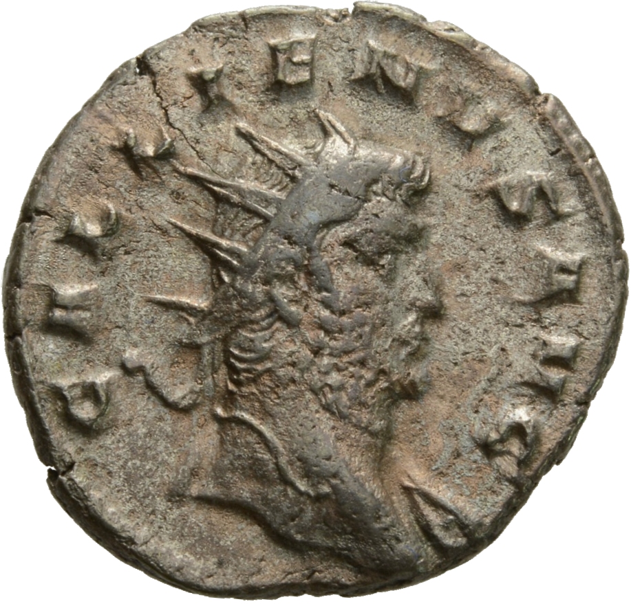 RIC V Gallienus 489k: Subtype 2 Gallienus obverse, Head of Gallienus, radiate, right