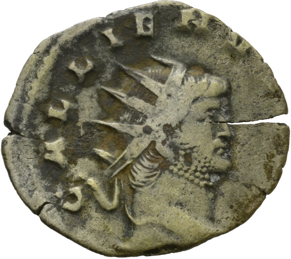 RIC V Gallienus 513: Subtype 1 Gallienus obverse, Head of Gallienus, radiate, right