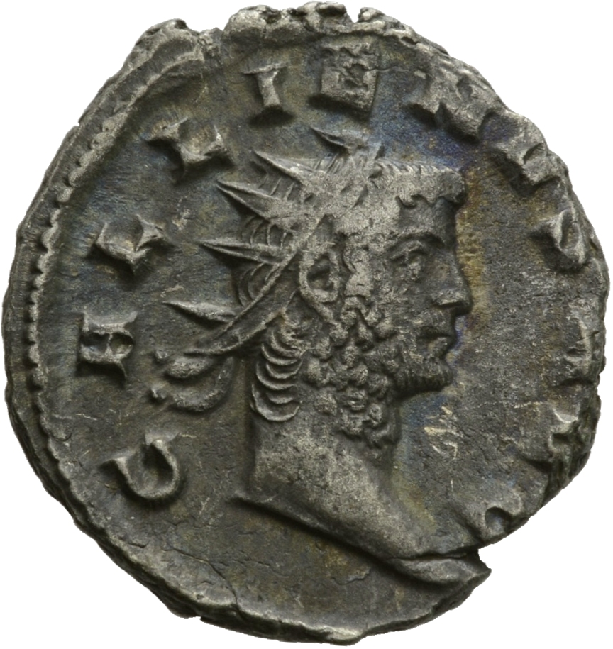 RIC V Gallienus 534k: Subtype 1 Gallienus obverse, Head of Gallienus, radiate, right