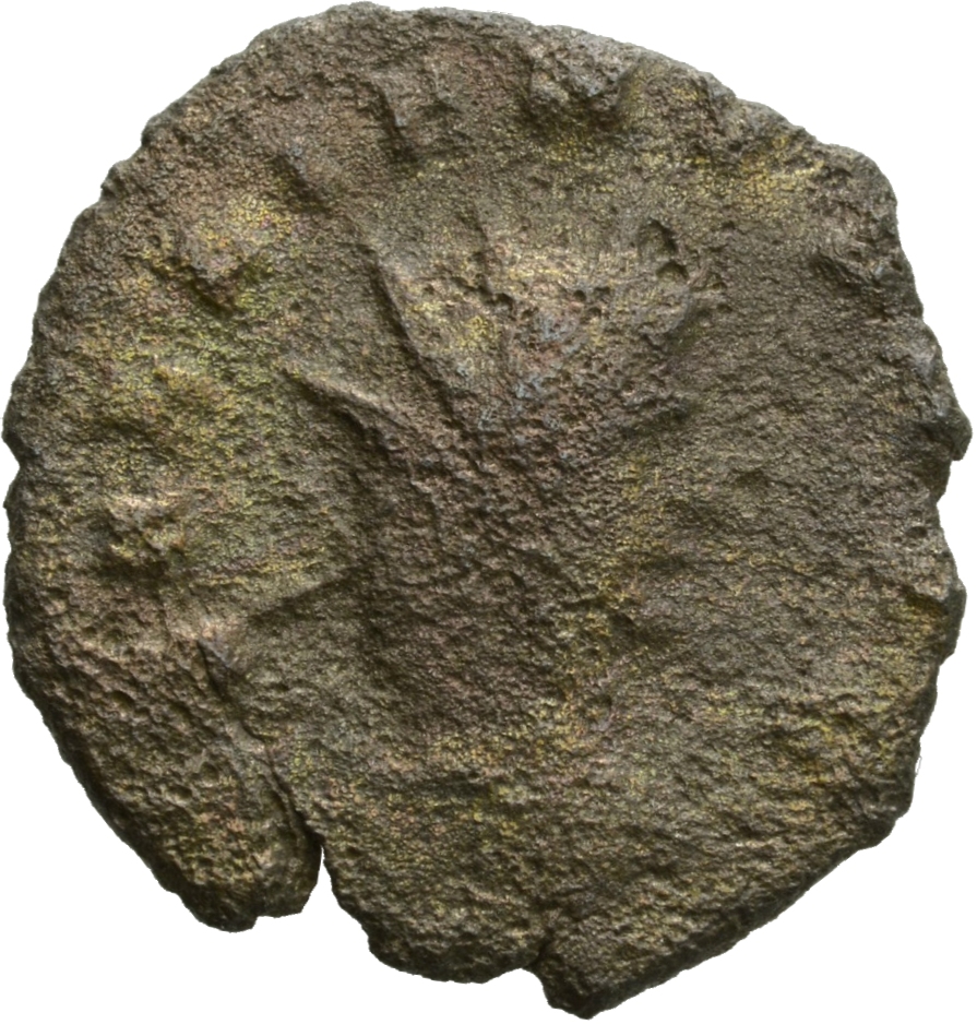 RIC V Gallienus 553k Gallienus obverse, Head of Gallienus, radiate, right