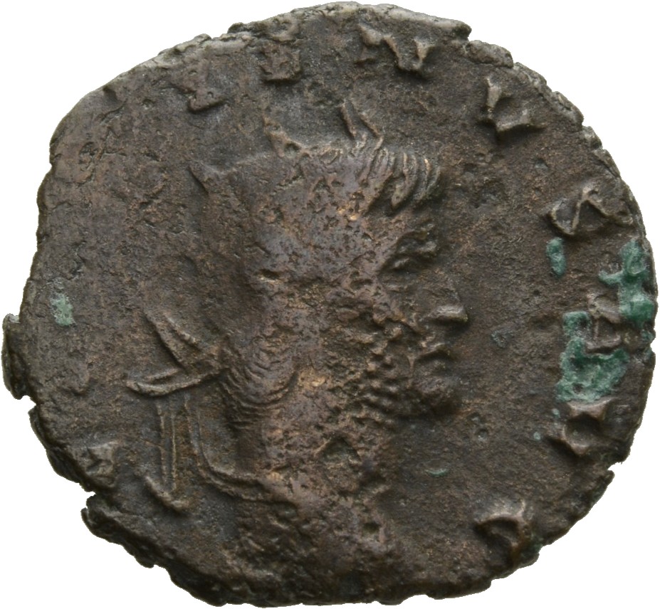 RIC V Gallienus 572kA: Subtype 1 Gallienus obverse, Head of Gallienus, radiate, right