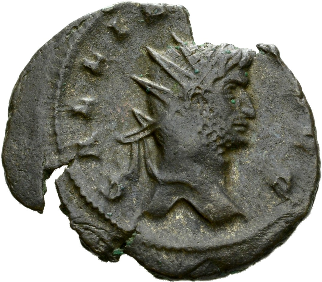RIC V Gallienus 577k Gallienus obverse, Head of Gallienus, radiate, right