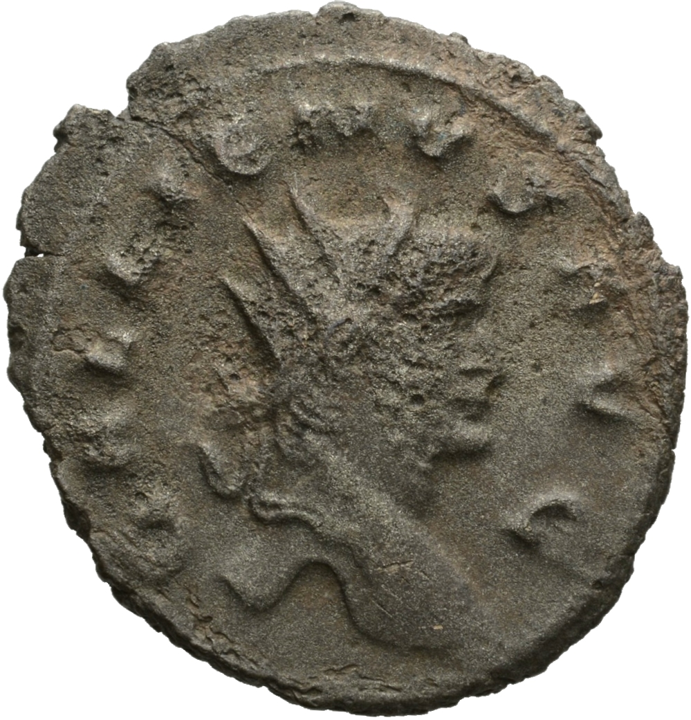 RIC V Gallienus 586k: Subtype 2 Gallienus obverse, Head of Gallienus, radiate, right