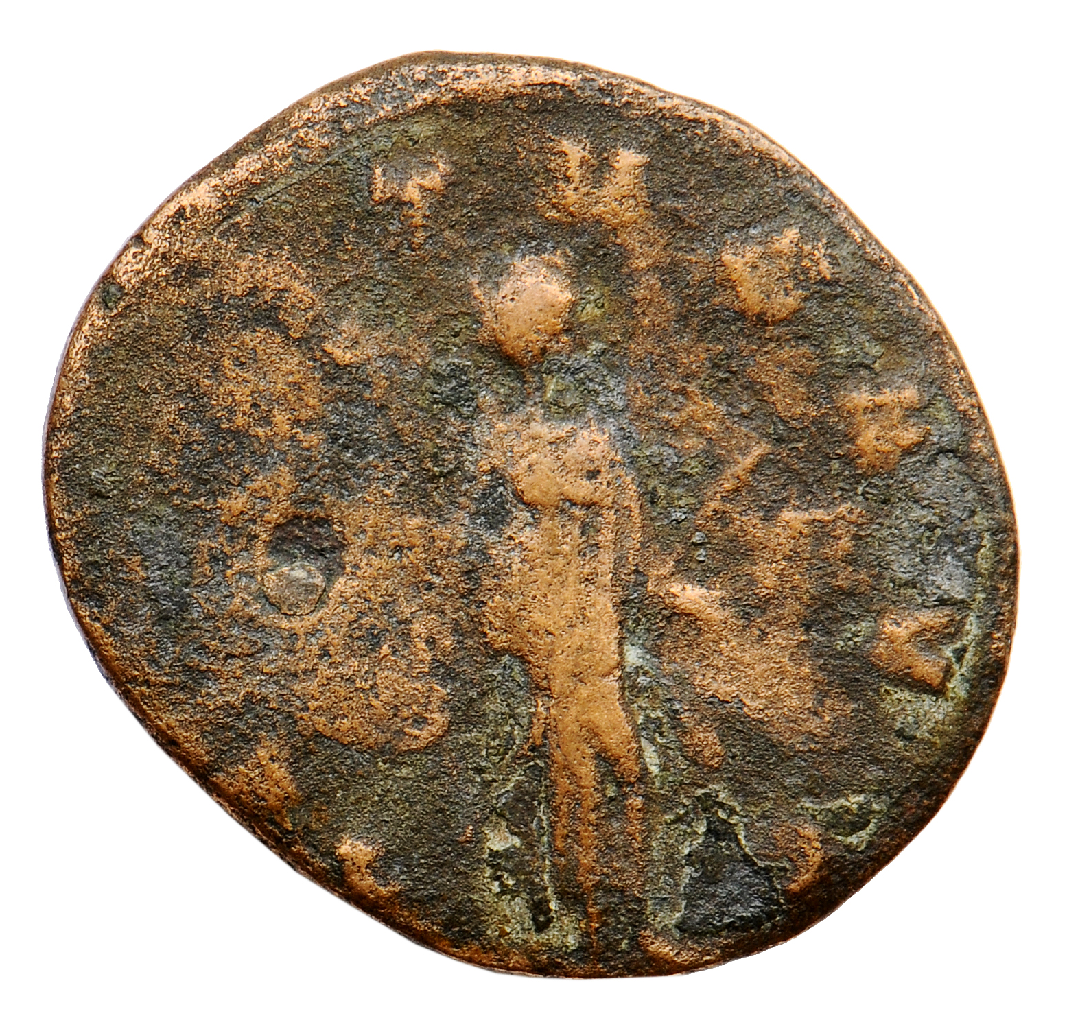 RIC V Gallienus 612 Gallienus reverse, Soldier, helmeted, in military attire, standing right, holding spear in right hand ...