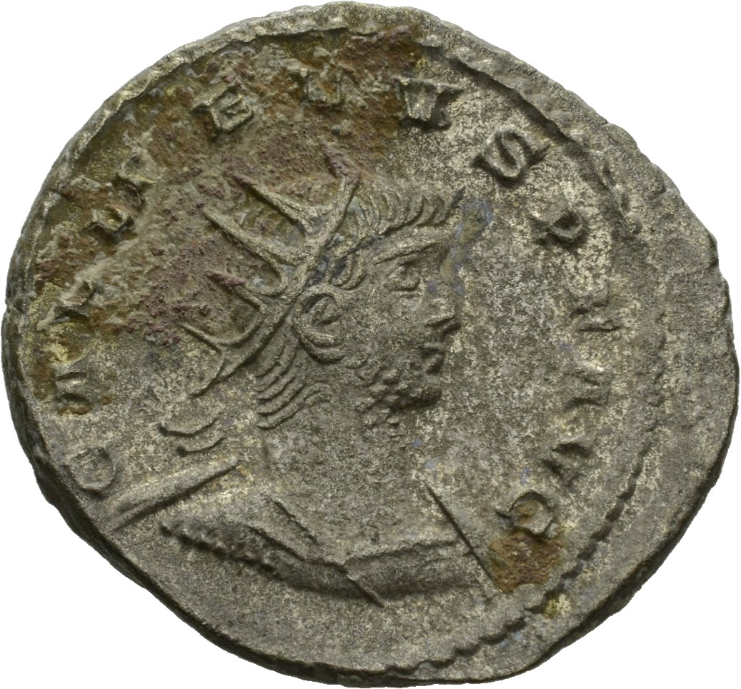 RIC V Gallienus 626fA: Subtype 1 Gallienus obverse, Bust of Gallienus, radiate, cuirassed, right