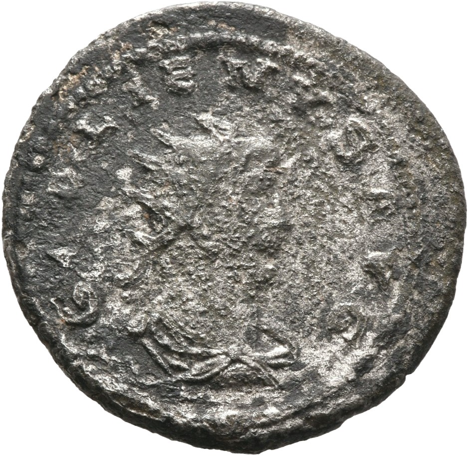 RIC V Gallienus 660cB: Subtype 1 Gallienus obverse, Bust of Gallienus, radiate, draped, cuirassed, right