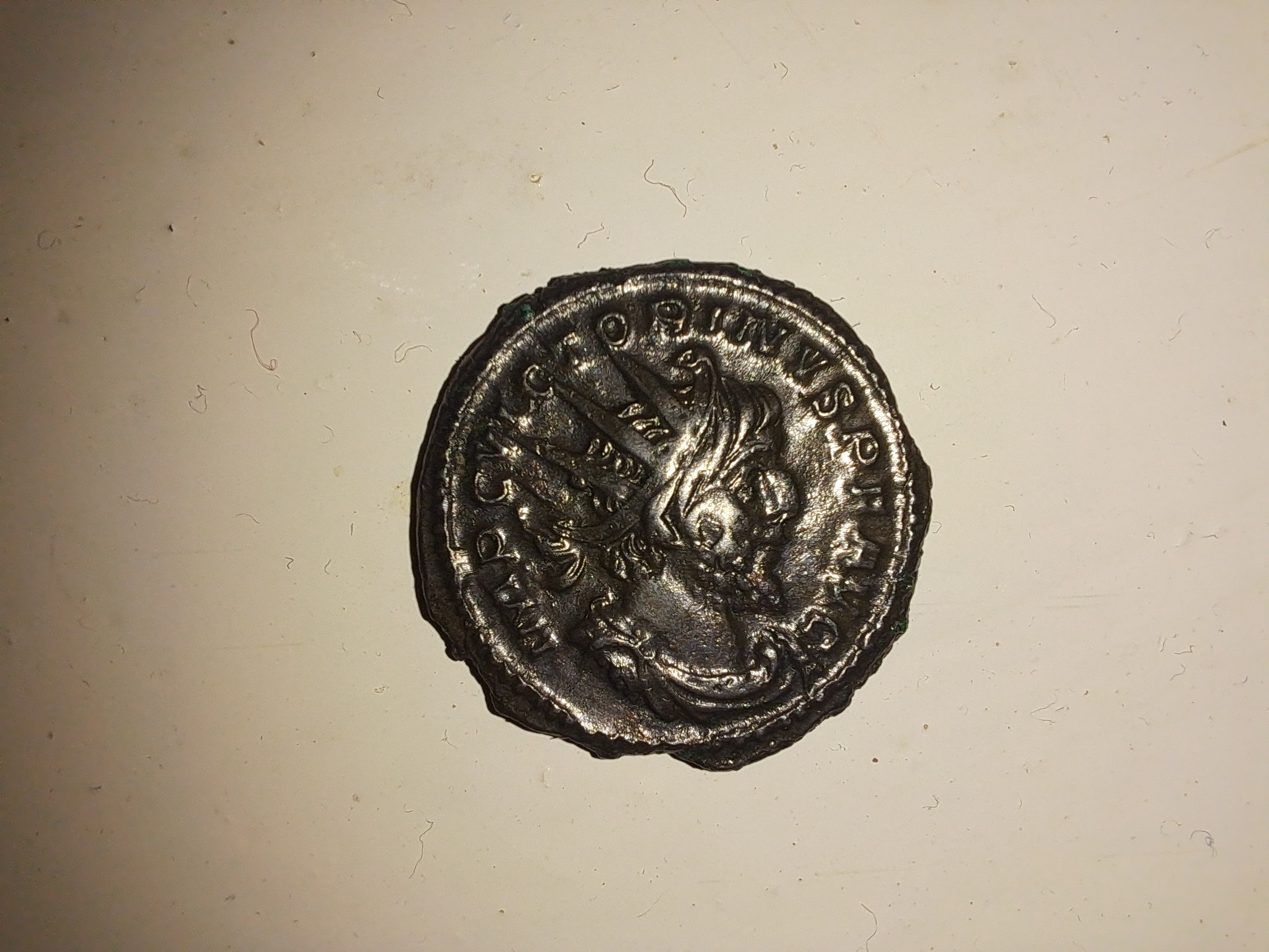 RIC V Macrianus Minor 2 Macrianus Minor obverse — Bust of Macrianus Minor, laureate, draped, right
