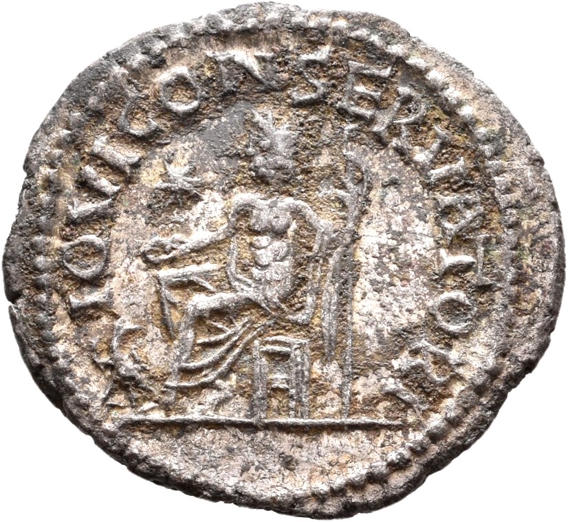 RIC V Macrianus Minor 9 Macrianus Minor reverse, Jupiter, stated left, holding patera in right hand and sceptre in left ha...