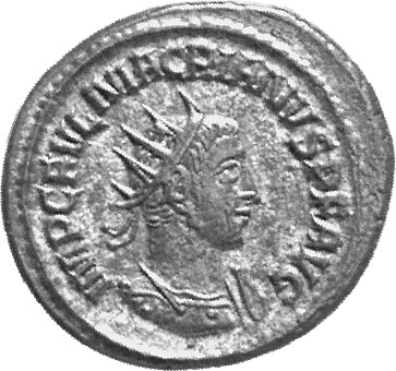 RIC V Macrianus Minor 9 Macrianus Minor obverse, Bust of Macrianus Minor, radiate, cuirassed, right