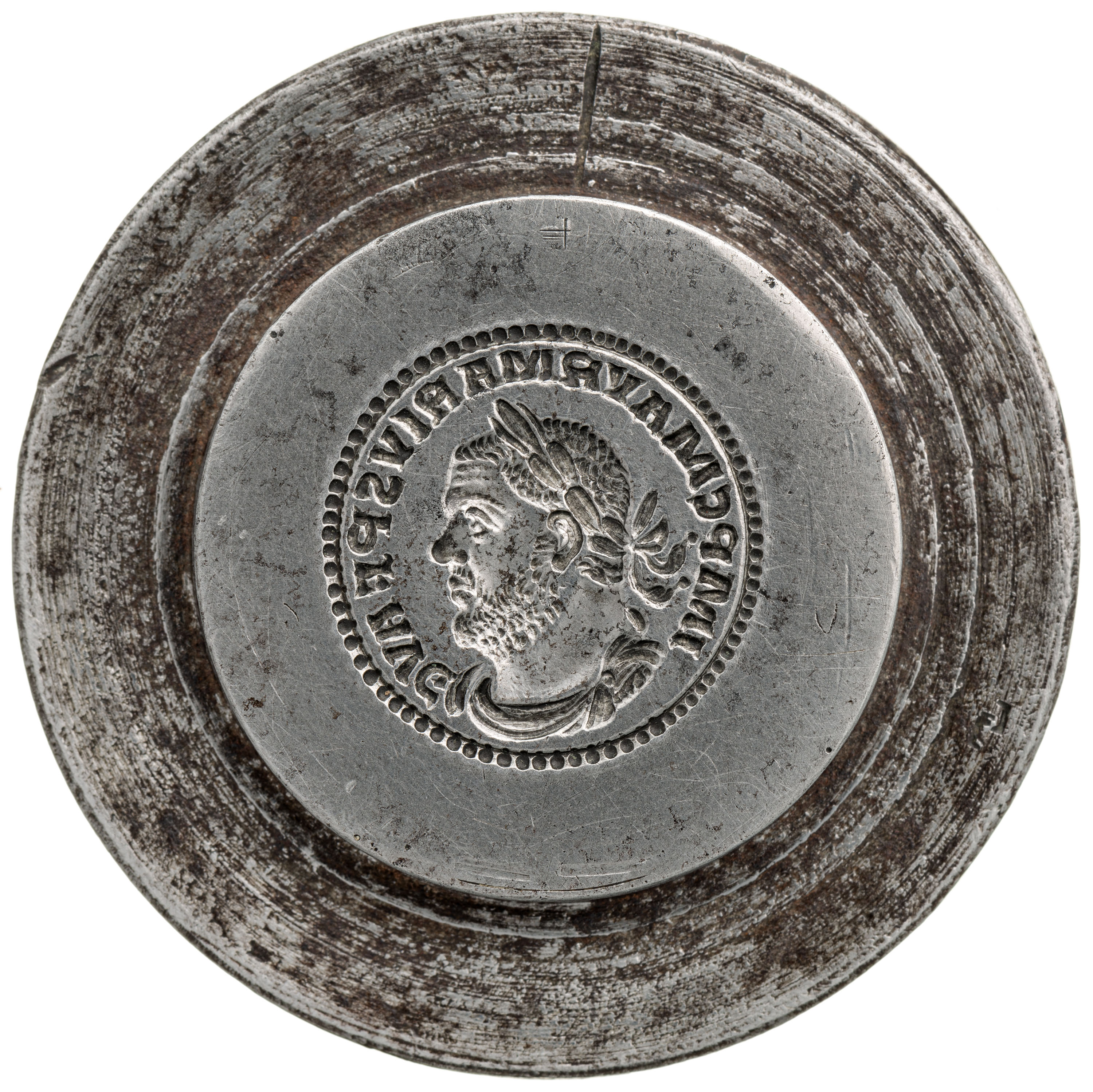 RIC V Marius 2 Marius obverse, Bust of Marius, laureate, cuirassed, right