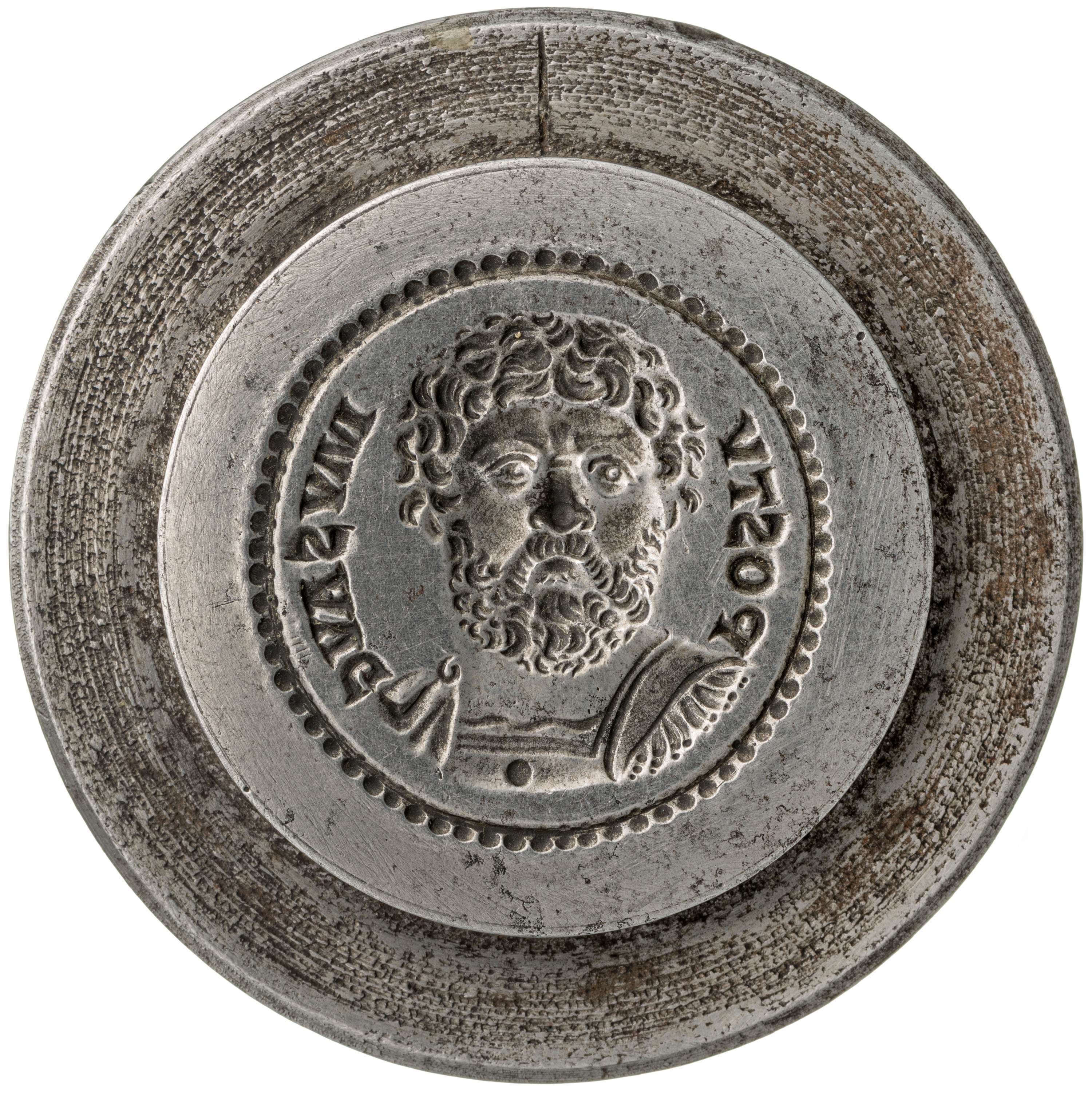 RIC V Postumus 277 Postumus obverse, Three-quarter bust of Postumus, cuirassed