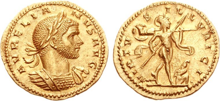 RIC V Postumus 380 Postumus obverse, Bust of Postumus, radiate, draped, cuirassed, right