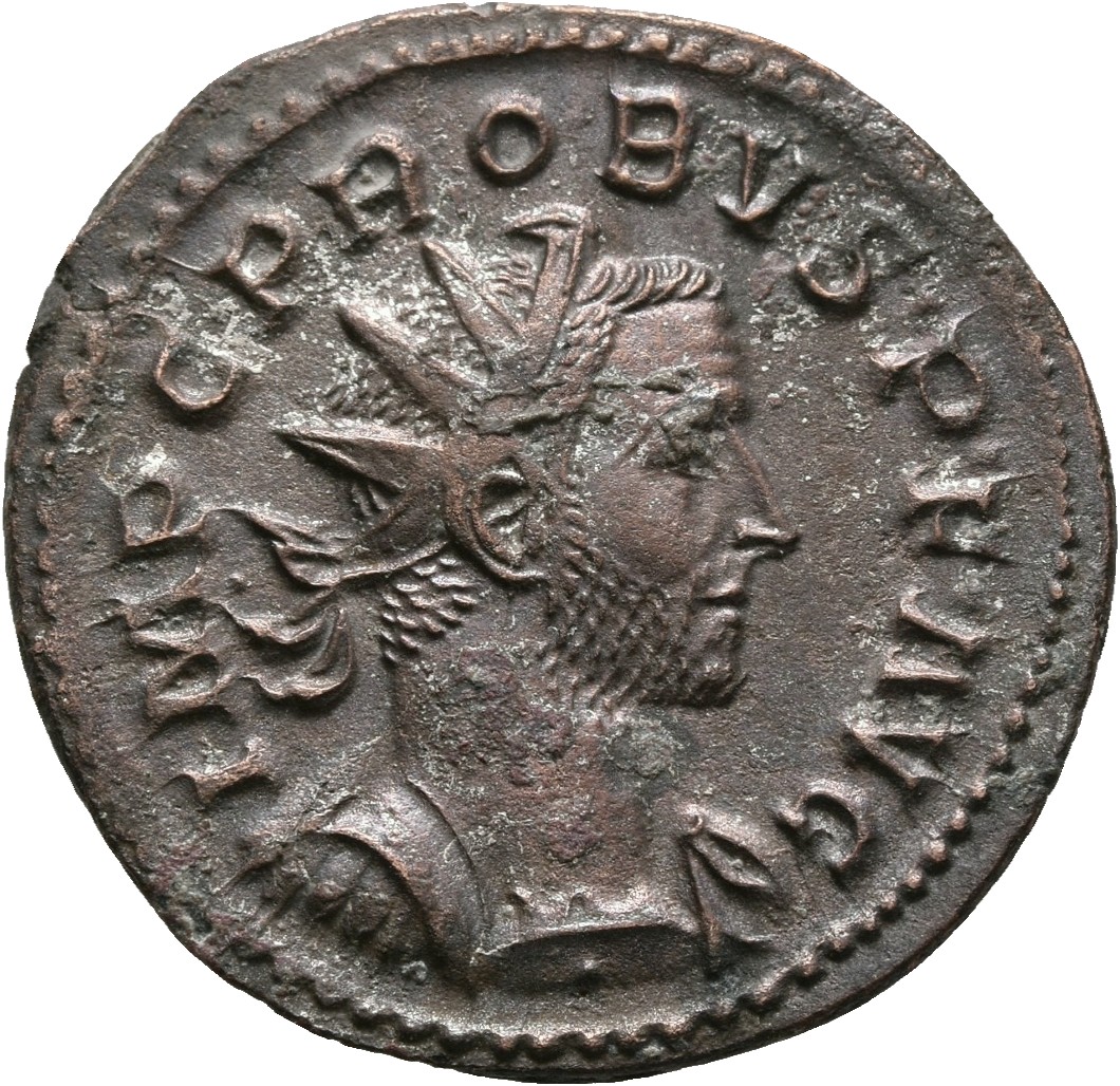 RIC V Probus 104 Probus obverse, Bust of Probus, radiate, cuirassed, right