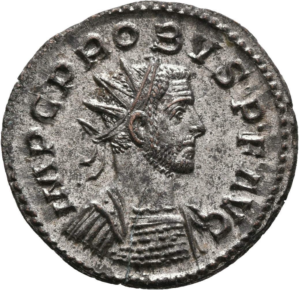 RIC V Probus 107 Probus obverse, Bust of Probus, radiate, cuirassed, right