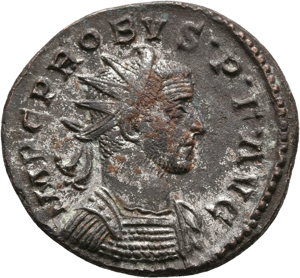 RIC V Probus 119 Probus obverse, Bust of Probus, radiate, draped, right or bust of Probus, radiate, draped, cuirassed, rig...