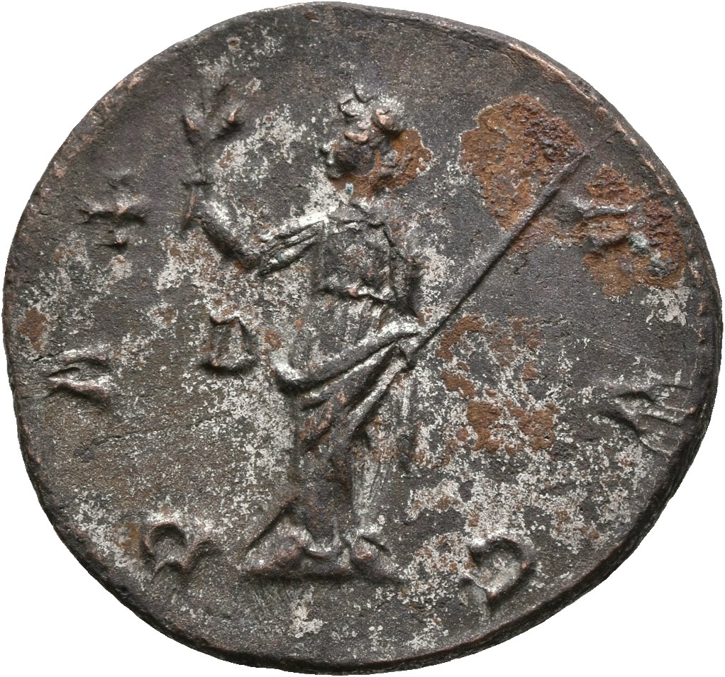 RIC V Probus 119 Probus reverse, Pax, draped, standing left, holding olive-branch in right hand and sceptre in left hand