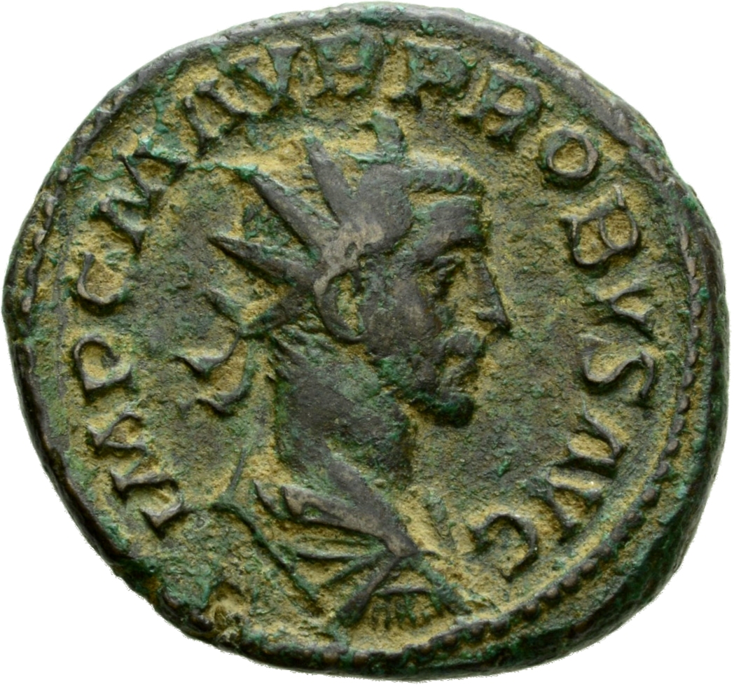 RIC V Probus 127 Probus obverse, Bust of Probus, radiate, draped, right or bust of Probus, radiate, draped, cuirassed, rig...