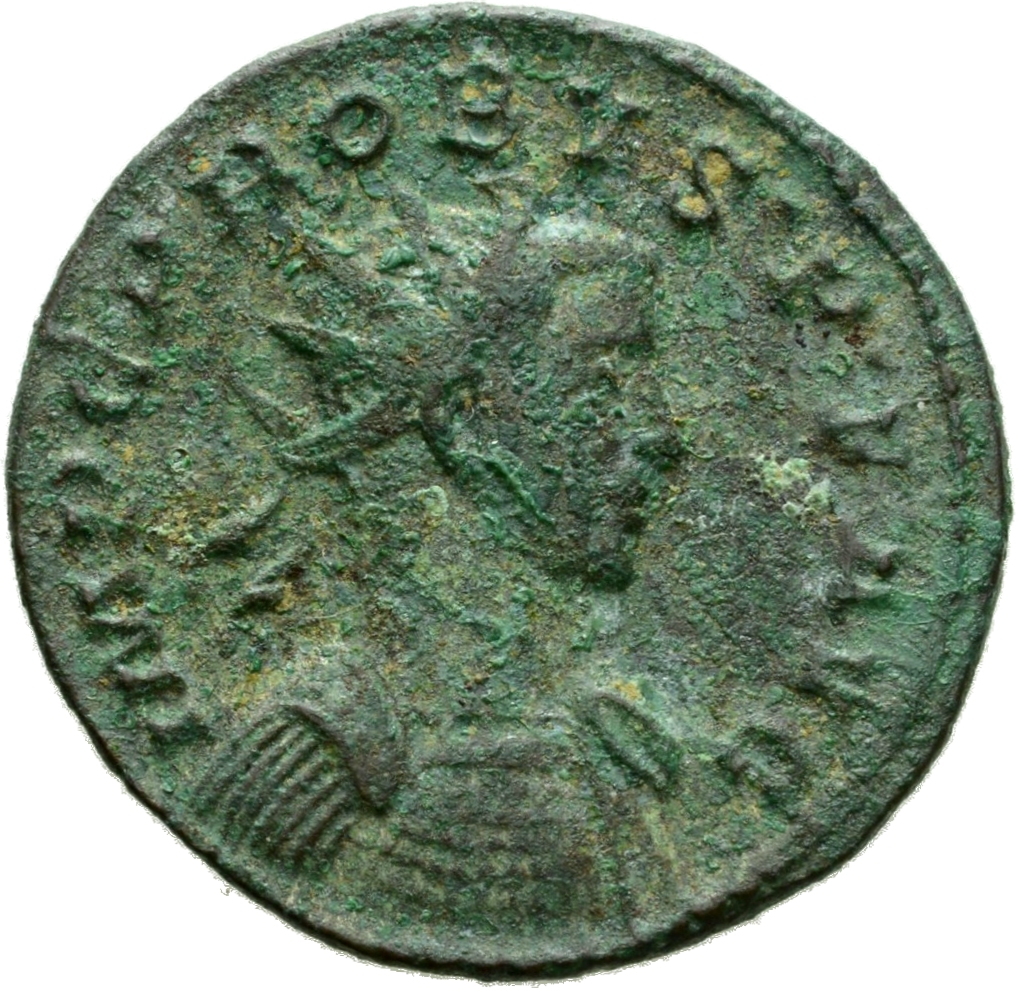 RIC V Probus 129 Probus obverse, Bust of Probus, radiate, cuirassed, right