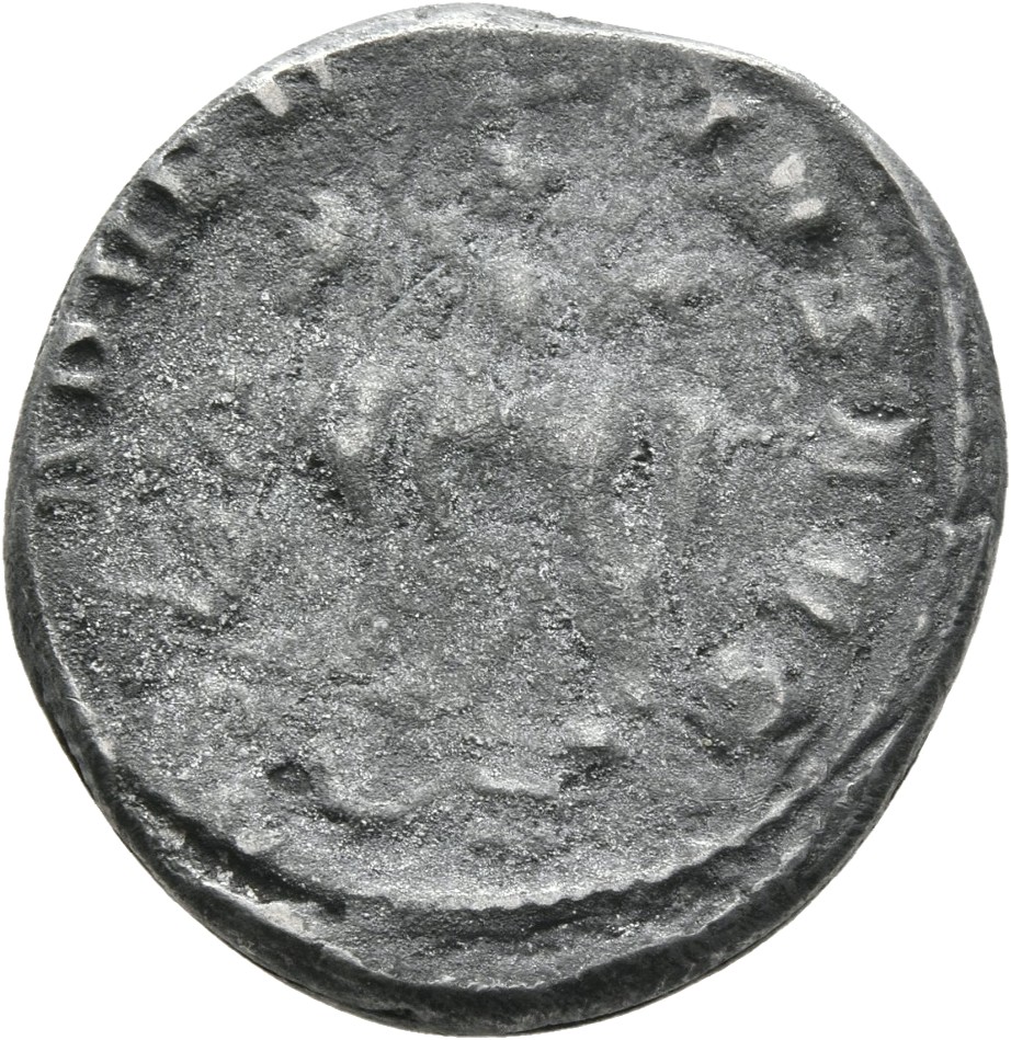 RIC V Probus 15 Probus reverse, Abundantia, draped, standing right, emptying cornucopiae