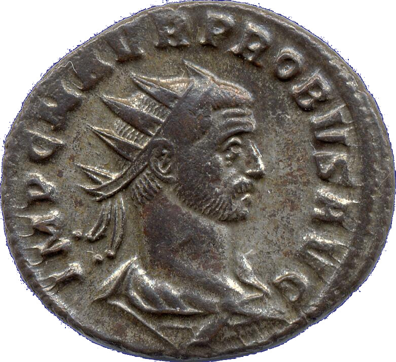 RIC V Probus 151 Probus obverse, Bust of Probus, radiate, draped, right or bust of Probus, radiate, cuirassed, right