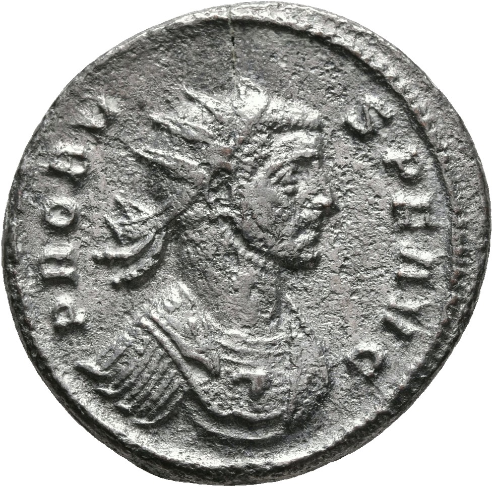 RIC V Probus 158 Probus obverse, Bust of Probus, radiate, cuirassed, right