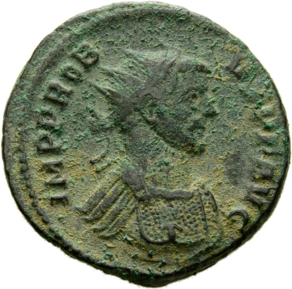 RIC V Probus 173 Probus obverse, Bust of Probus, radiate, cuirassed, right