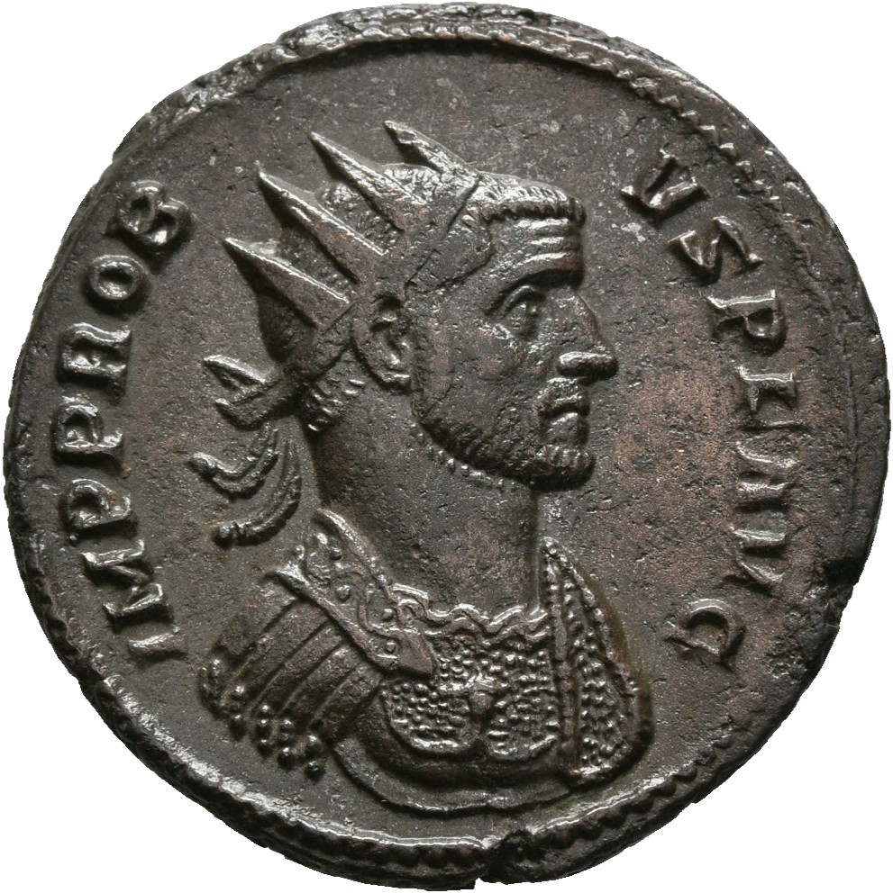 RIC V Probus 213 Probus obverse, Bust of Probus, radiate, cuirassed, right