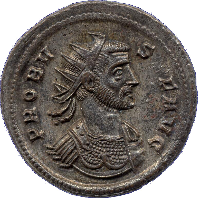 RIC V Probus 223 Probus obverse, Bust of Probus, radiate, cuirassed, right