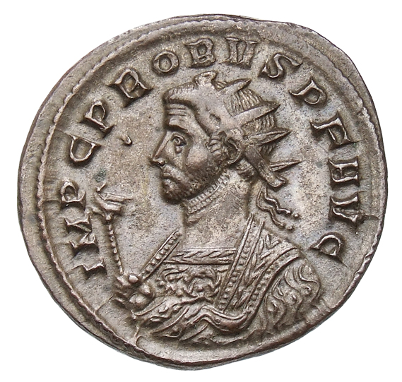 RIC V Probus 397 Probus obverse, Bust of Probus, radiate, cuirassed, right or bust of Probus, radiate, wearing imperial ma...