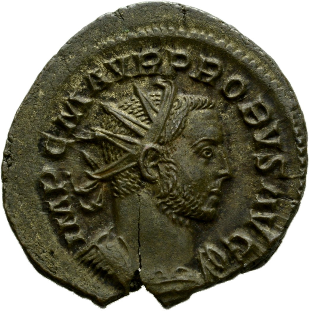 RIC V Probus 44 Probus obverse, Bust of Probus, radiate, cuirassed, right
