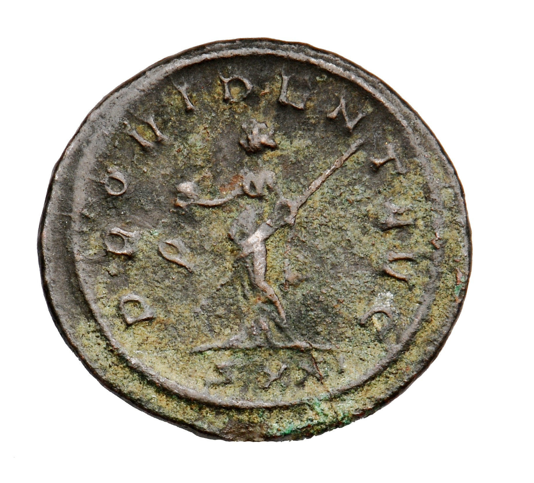 RIC V Probus 491 Probus reverse, Providentia, draped, standing left, holding globe in right hand and sceptre in left hand