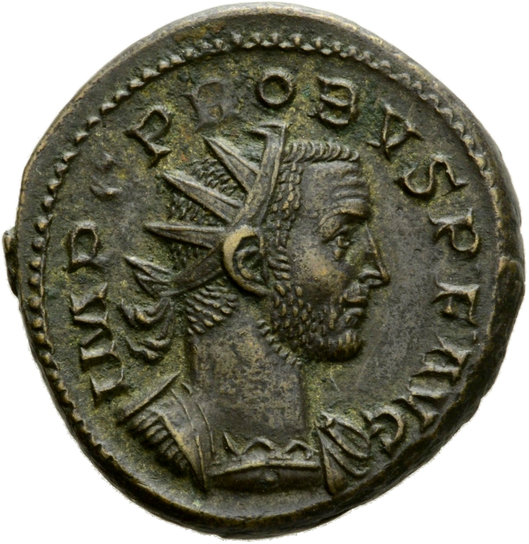 RIC V Probus 53 Probus obverse, Bust of Probus, radiate, cuirassed, right