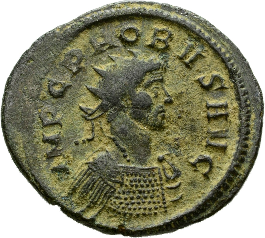 RIC V Probus 547 Probus obverse, Bust of Probus, radiate, cuirassed, right or bust of Probus, radiate, wearing imperial ma...
