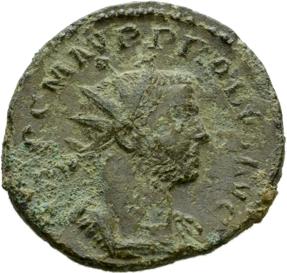 RIC V Probus 58 Probus obverse, Bust of Probus, radiate, cuirassed, right