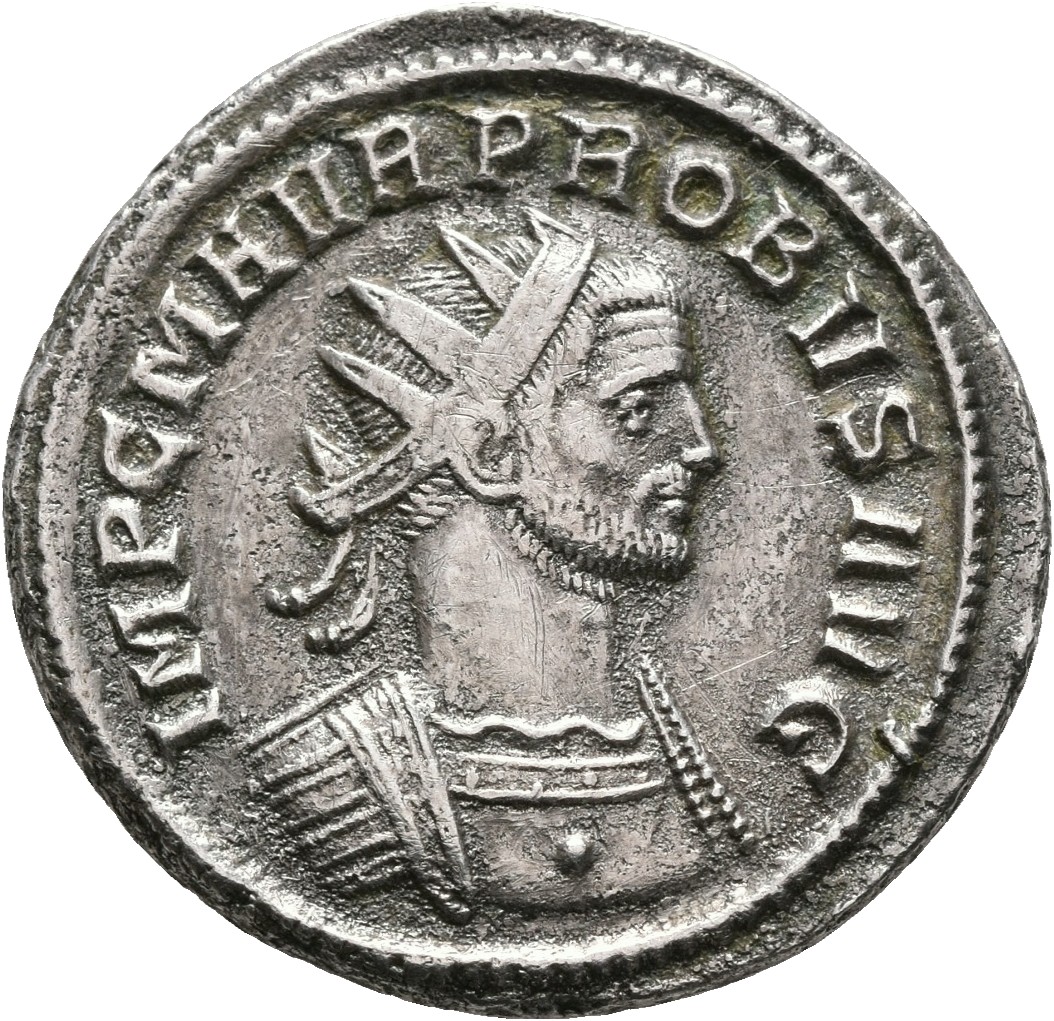 RIC V Probus 651 Probus obverse, Bust of Probus, radiate, draped, right or bust of Probus, radiate, draped, cuirassed, rig...