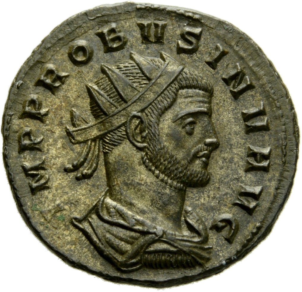 RIC V Probus 657 Probus obverse, Bust of Probus, radiate, draped, right or bust of Probus, radiate, draped, cuirassed, rig...