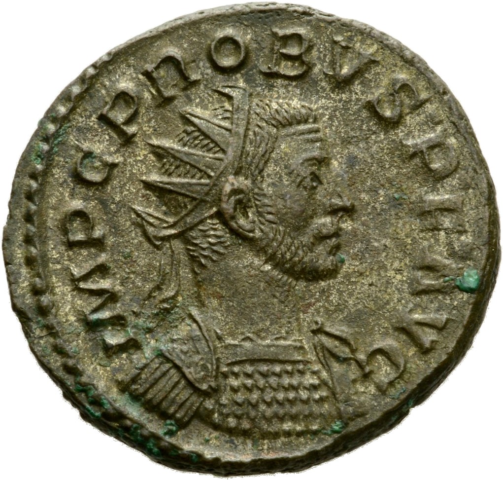 RIC V Probus 69 Probus obverse, Bust of Probus, radiate, draped, cuirassed, right or bust of Probus, radiate, cuirassed, r...
