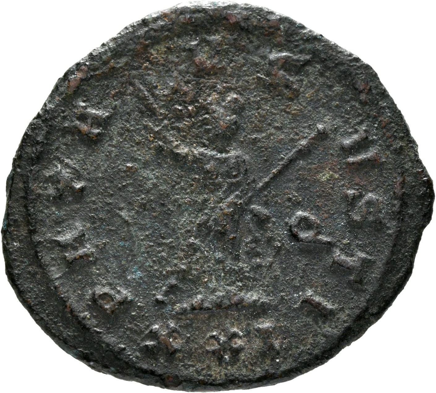 RIC V Probus 713 Probus reverse, Pax, draped, standing left, holding olive-branch in right hand and sceptre in left hand