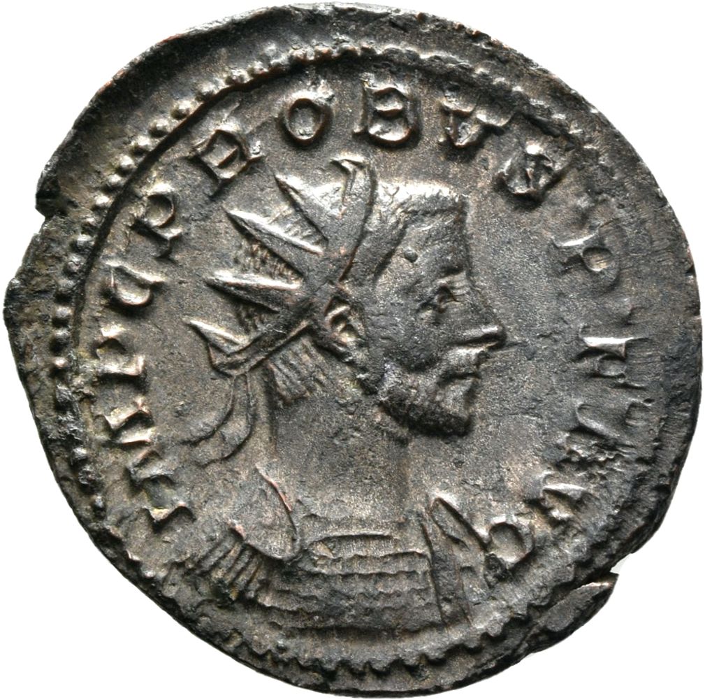 RIC V Probus 91 Probus obverse, Bust of Probus, radiate, draped, right or bust of Probus, radiate, cuirassed, right or bus...