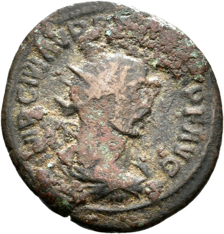 RIC V Probus 925 Probus obverse, Bust of Probus, radiate, draped, cuirassed, right