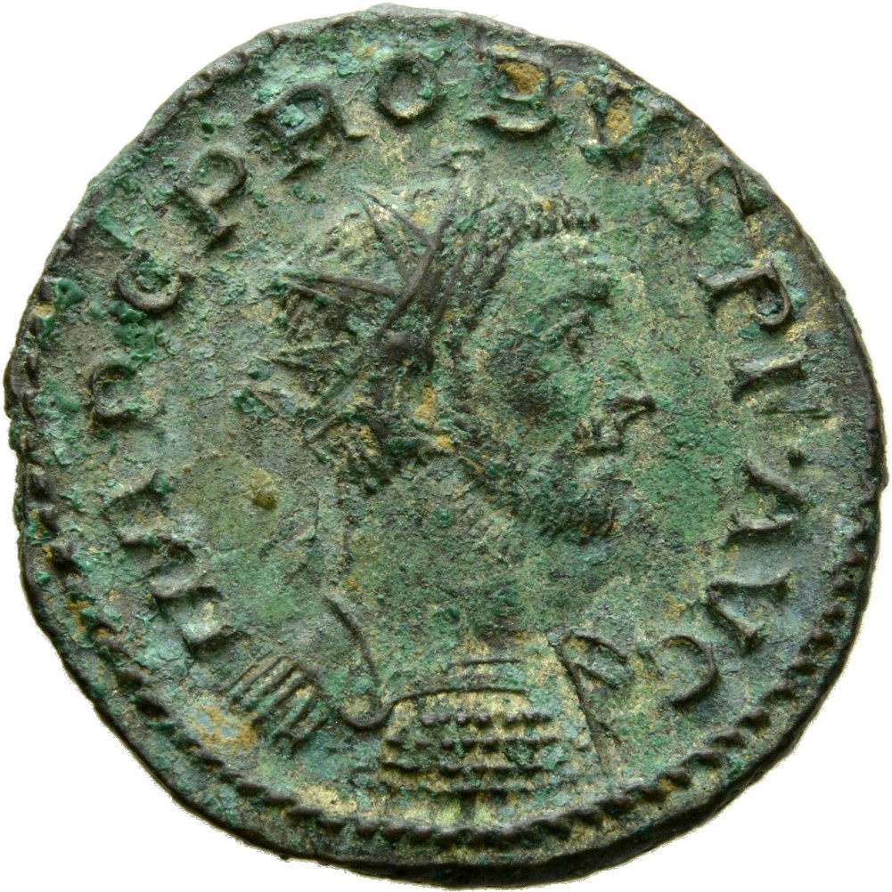 RIC V Probus 93 Probus obverse, Bust of Probus, radiate, draped, cuirassed, right or bust of Probus, radiate, cuirassed, r...