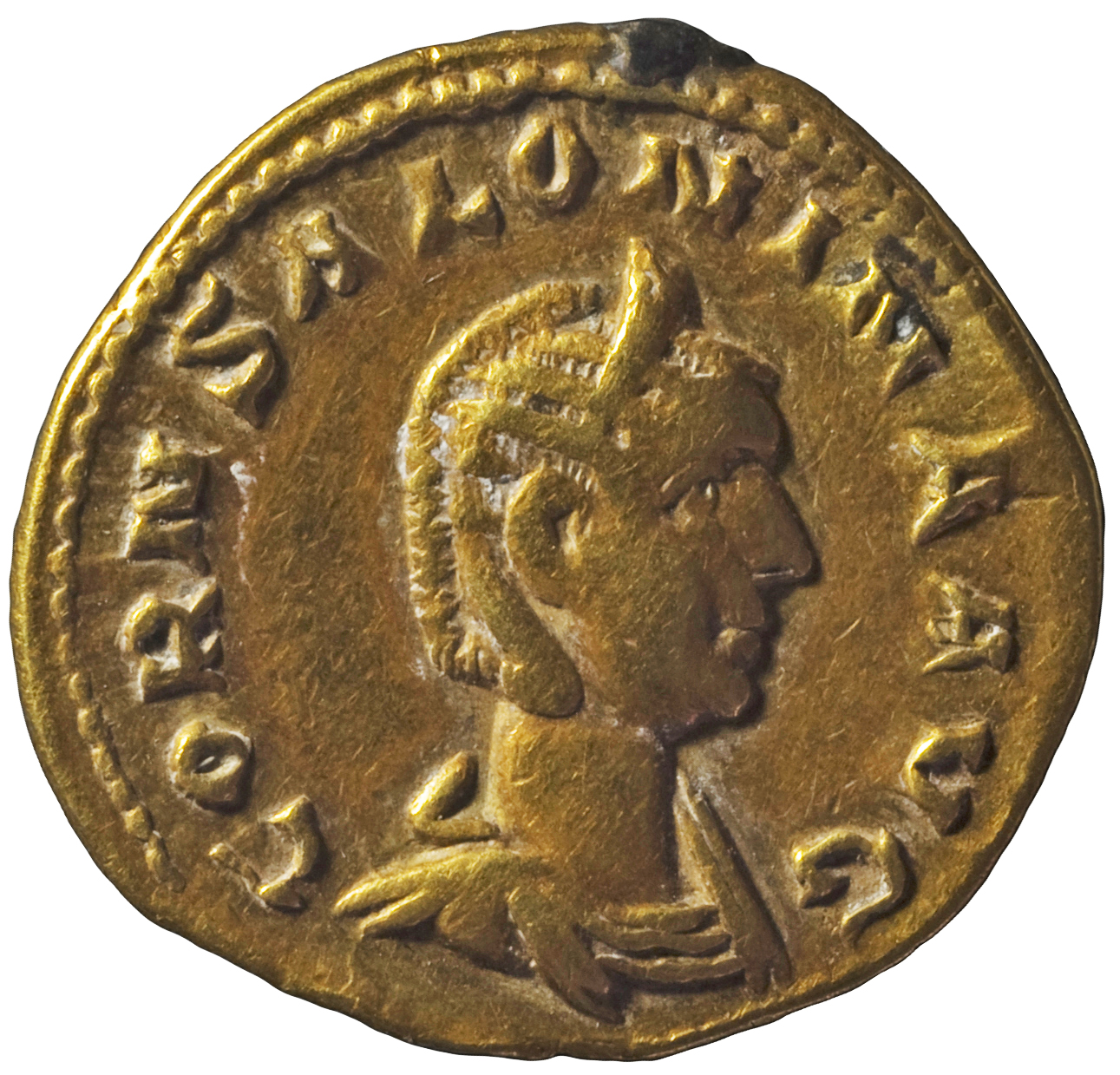 RIC V Salonina 14 Valerian obverse, Bust of Salonina, diademed, draped, right