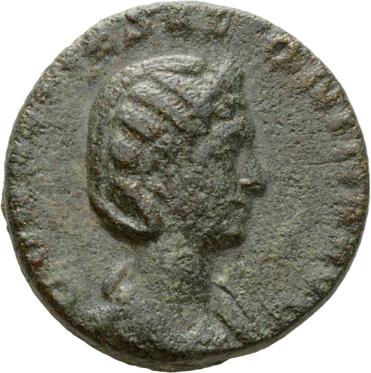 RIC V Salonina 46 Valerian obverse, Bust of Salonina, diademed, draped, right