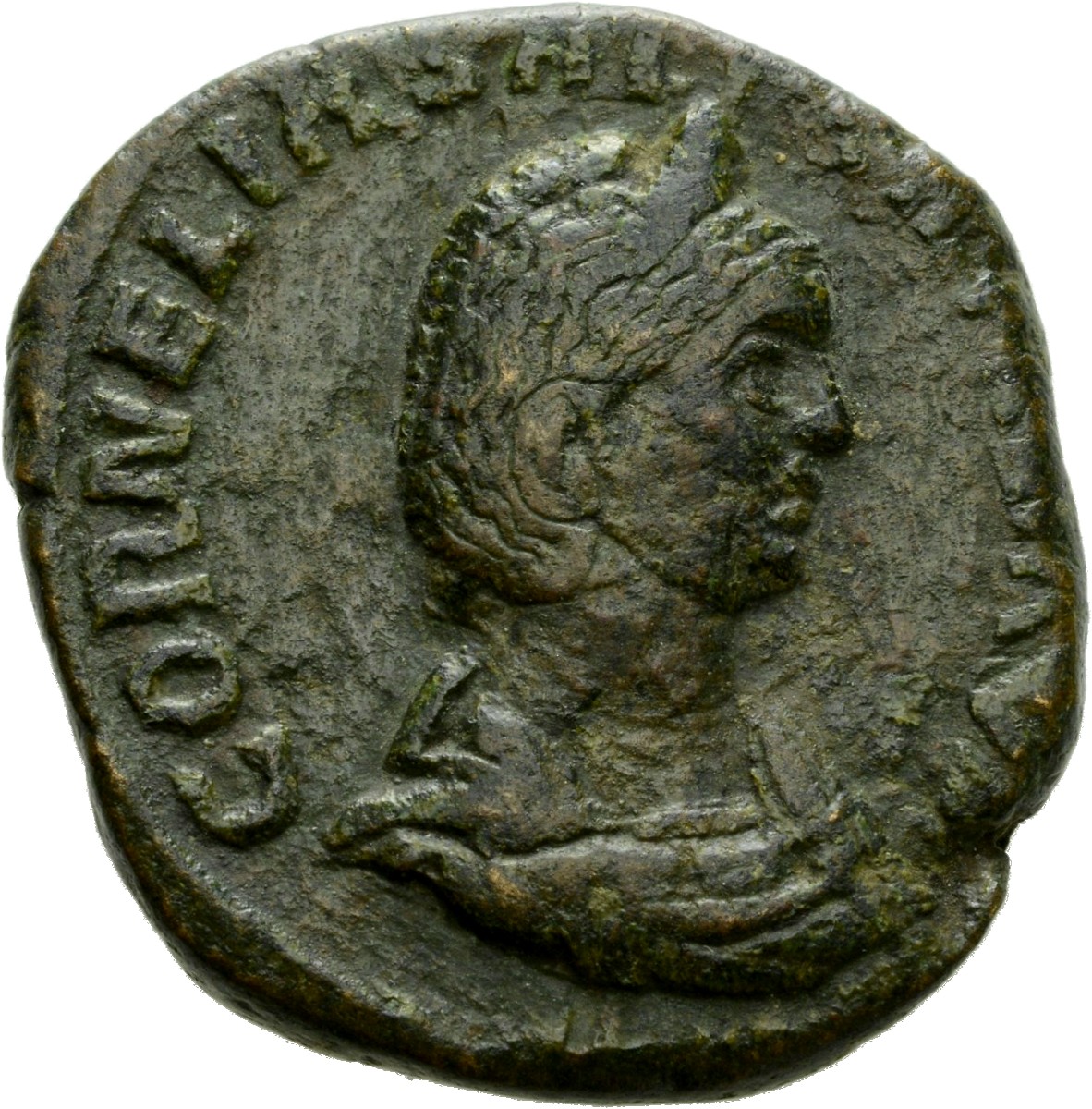 RIC V Salonina 47 Valerian obverse, Bust of Salonina, diademed, draped, right