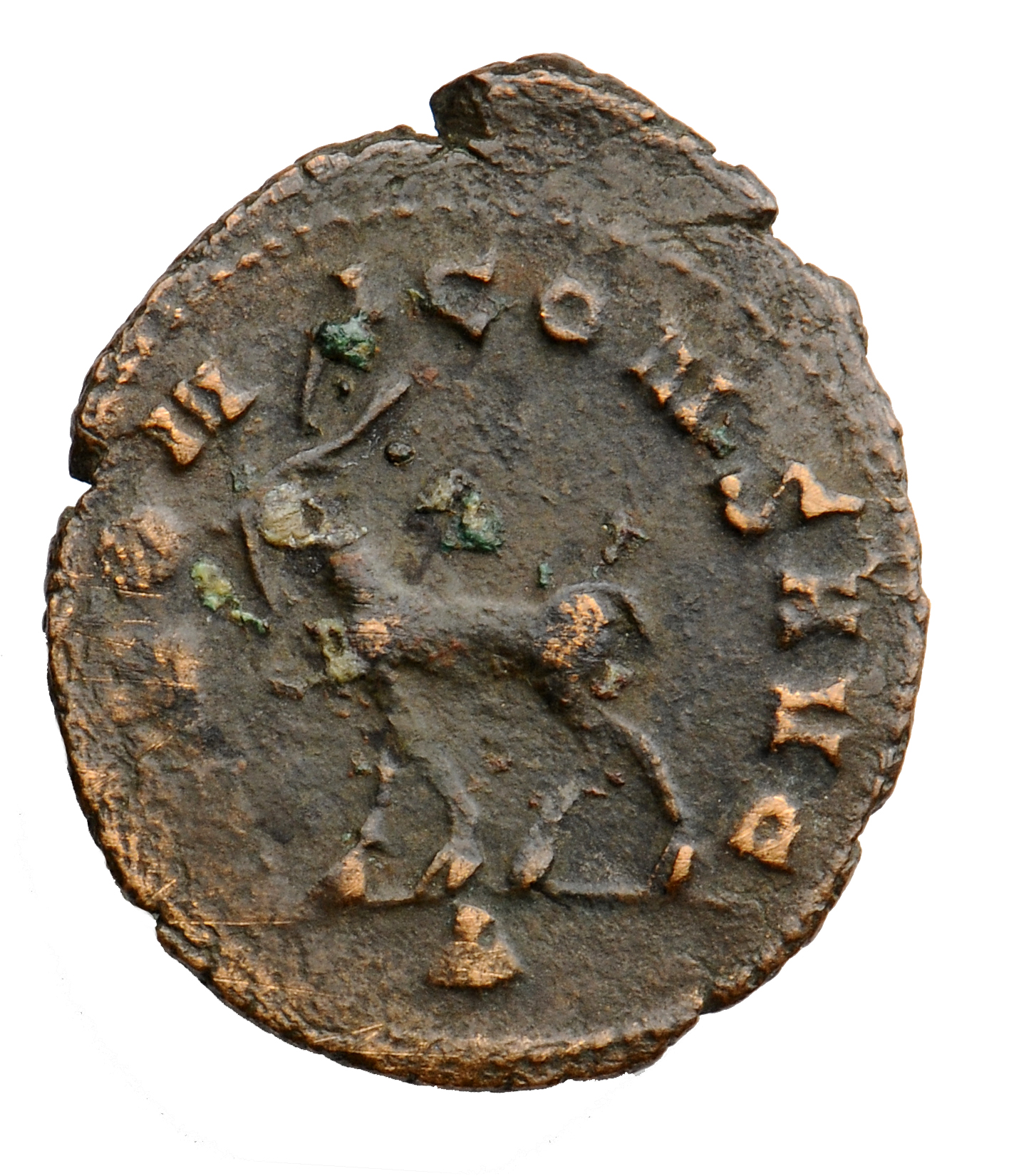 Gallienus reverse — Doe, walking left