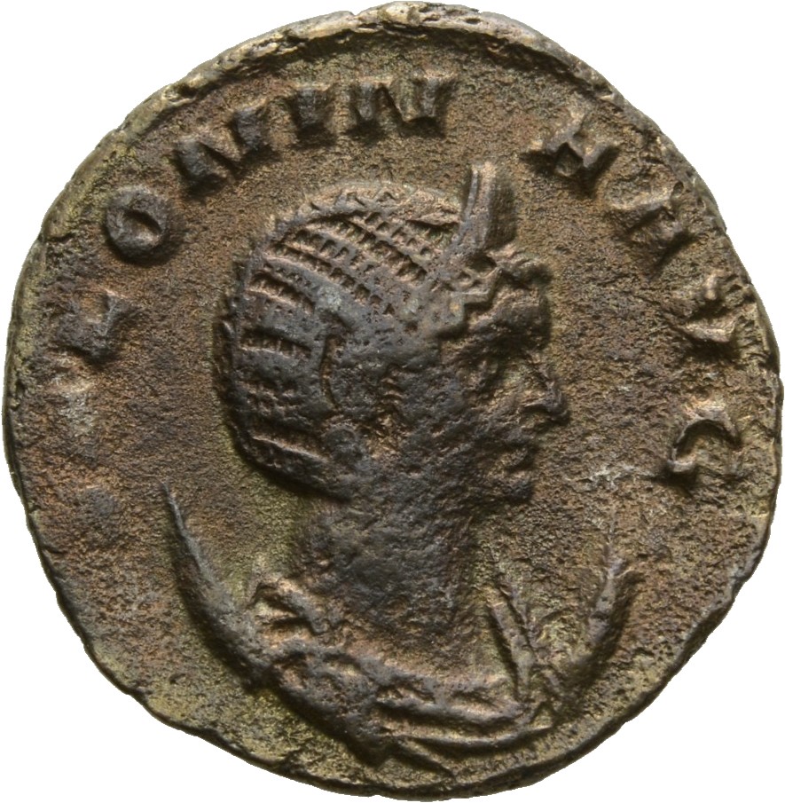 RIC V Salonina (2) 30 Gallienus obverse, Bust of Salonina, diademed, draped, right, on crescent